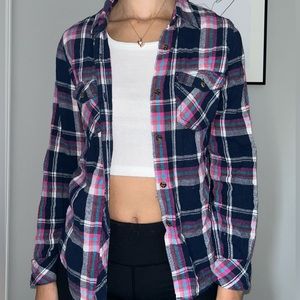 Flannel Button Up Shirt